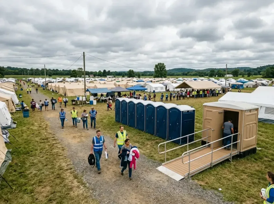 disaster-relief-camp-restrooms-010 — frequently asked questions, Dumpster & Portable Bathrooms Rental in Brooktrails, CA